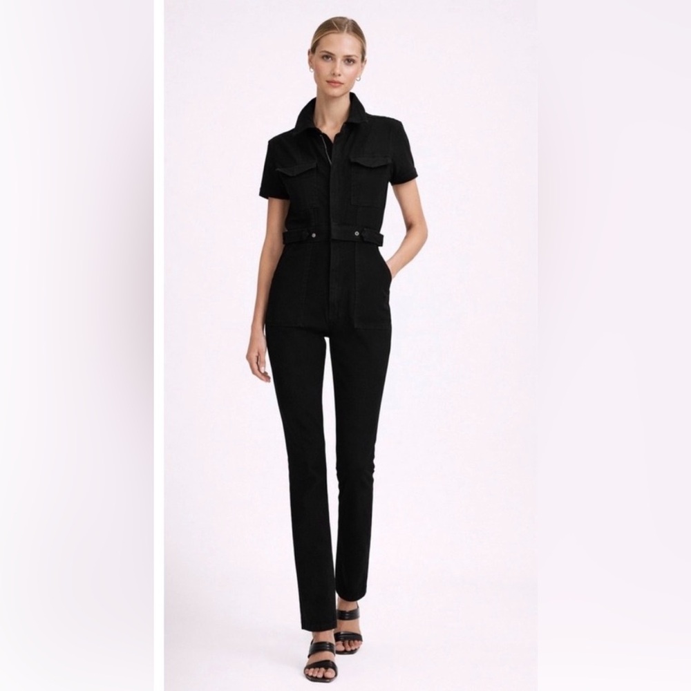 NWT Good American Fit For Success Jumpsuit Black Medium